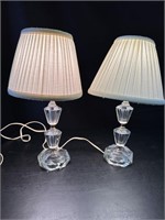 Pair of Glass Lamps