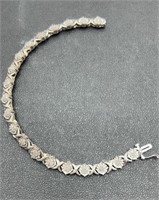 1ct natural diamond ladies bracelet