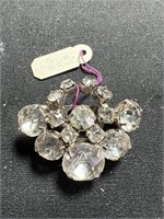 Vintage rhinestone brooch