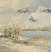 Jacqueline Penney Mixed Media on Canvas Gull