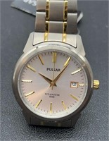 Pulsar titanium 42mm men’s watch
