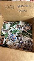 3000 assorted basketball cards