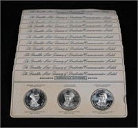 36 Sterling Silver Presidential Medals