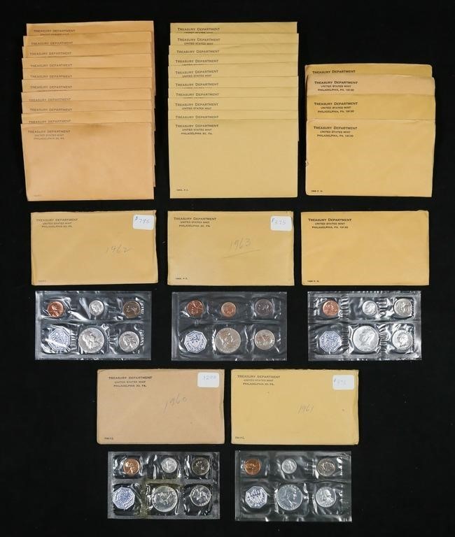 29 United States Mint Silver Proof Coin Sets