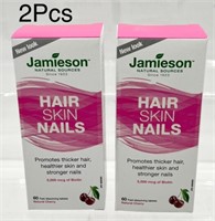 2pcs JAMIESON HAIR SKIN NAILS NATURAL SOURCES B