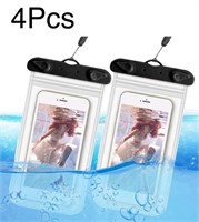 4Pcs Waterproof Pouch Phone Dry Bag Underwater