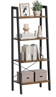 VASAGLE ALINRU ladder rack, 4-tier bookshelf,