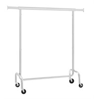 SONGMICS Clothes Rack with Wheels, Clothing Rack