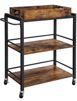 VASAGLE Industrial Bar Cart for The Home, S