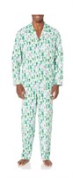 Medium Amazon Essentials Men's Flannel Pajama Set