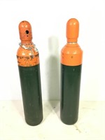 Pair of Argon Welding Gas Cylinders