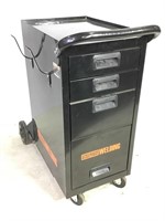 Chicago Electric Rolling Welding Cabinet w Storage