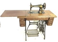 Singer Treadle Sewing Machine w/Cabinet