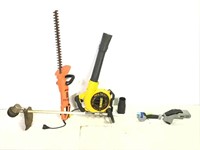 B & D HH 2455 Hedge & EGO Trimmer - Blower