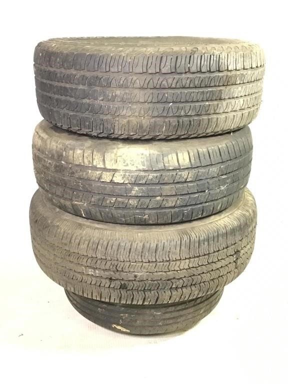 4 Used Tires - 4 On Rims - 2 Off Rims