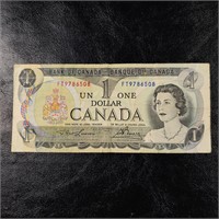 Canada One Dollar Note 1973