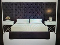 MClead Upholstered Queen Storage Bed