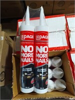 (4) Boxes Of No More Nails Adhesive