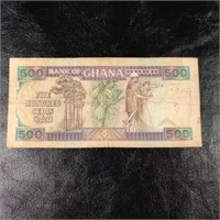 Five Hundred Cedis of Ghana Banknote