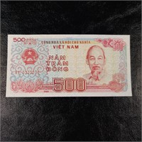 Five Hundred Nam Tram Dong of Vietnam Note