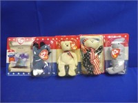 (4) Ty Beanie Babies