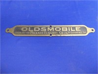 Oldsmobile Packard Electric Co Brass Door Plate
