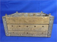 Vintage Spencers Dairy Wooden Crate And