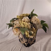 Artificial Flowers with Planter
