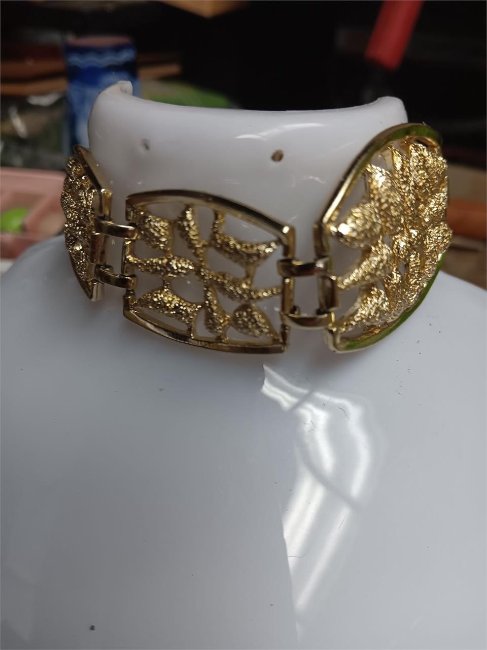 Gold Toned Designer Bracelet