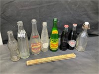 Vintage drink bottles