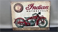 Tin Sign - Indian Motorcycle