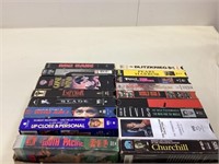 Assortment of VHS videos