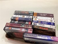 Assorted vhs videos