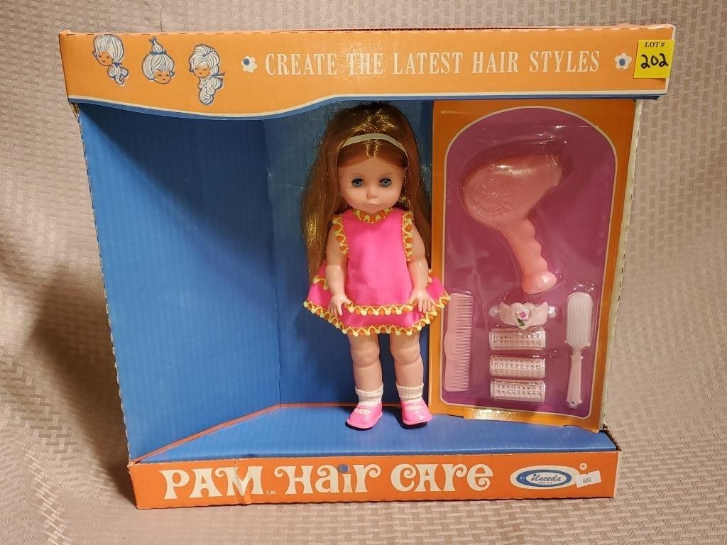 Uneeda Pam Hair Care Doll in Original Box