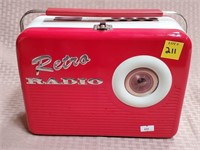 Retro Radio Tin Lunchbox