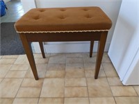 Padded Piano Bench 24" X 14" X 23" H