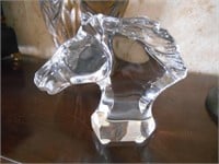 BACCARAT FRENCH CRYSTAL CHEVEL HORSE HEAD