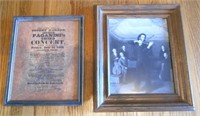 SIGNOR PAGNNINI CONCERT SIGN & FRAMED PHOTO