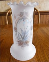 VINTAGE ART GLASS BOHEMIAN HAND BLOWN VASE