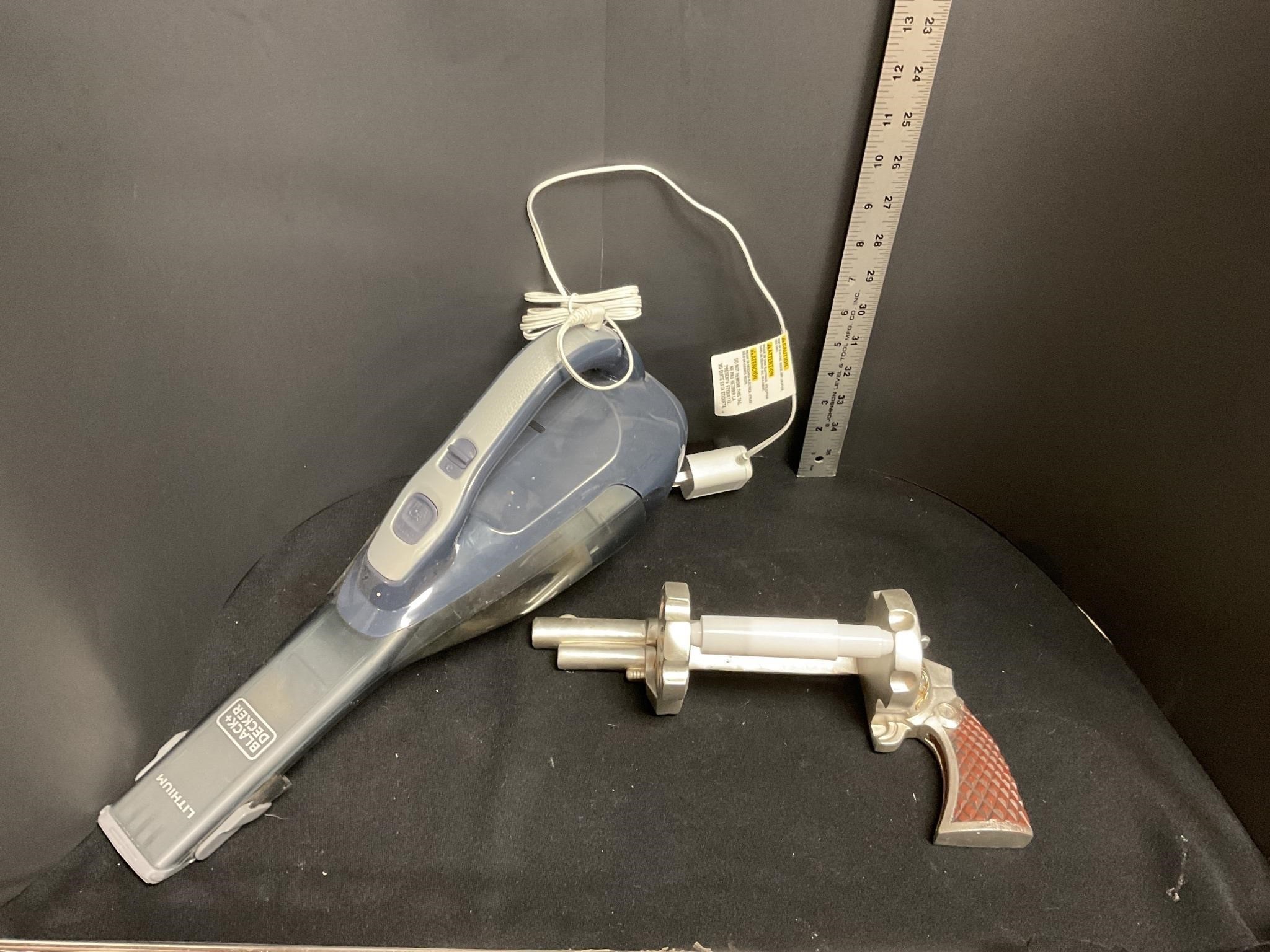 Pistol toilet paper holder,rechargeable vacuum