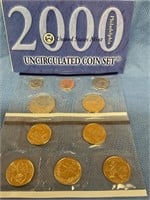 2000 Philadelphia US Uncirculated Mint Set