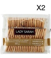 2 Pack Lady Sarah Sandwich Cream Cookies