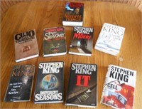 9 FIRST EDITION STEPHEN KING BOOKS