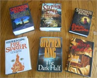 6 FIRST EDITION STEPHEN KING BOOKS