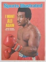 George Foreman Signed Sports Illustrated To Bud