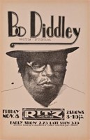 Ritz Theatre Bo Diddley Poster Jim Franklin