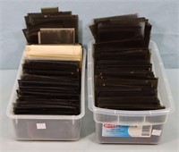 (2) Bins of Photo Negatives