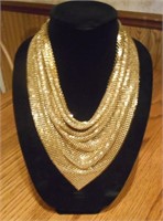 VINTAGE WHITING-DAVIS CHAINMAIL NECKLACE