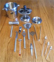 STAINLESS STEEL COMPLETE BAR SET