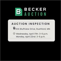 Inspection Dates: Wednesday, April 17th: 3-6 p.m.